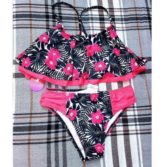 Body Glove Other - Body Glove Girl Floral Two-Piece Bathing Suit
